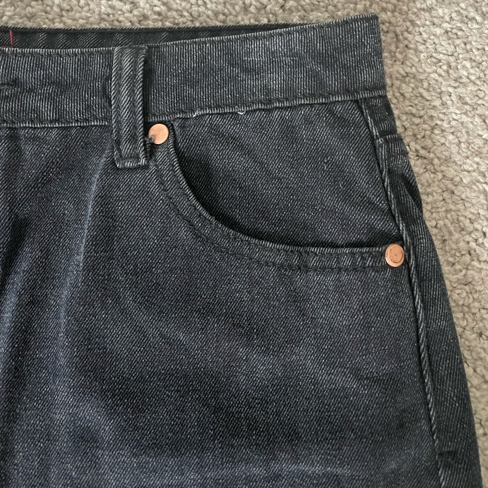 Signature 8 Black Denim, Rose Design Skirt - Picture 5 of 6